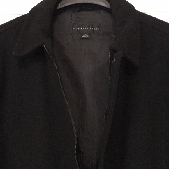Geoffrey Beene men’s wool zip up coat size XL - Picture 6 of 7